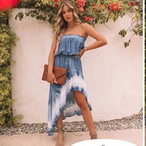 Vici Strapless  Summer Dress